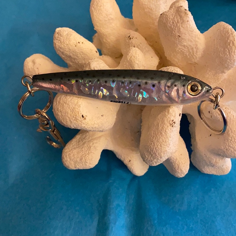 Trout fish key chain